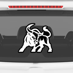 Bull Horn Logo Sticker – Aggressive Look Design