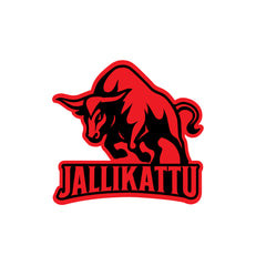 Angry Bull Head Sticker for Car and Bike