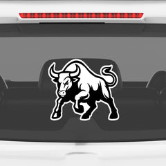 Tribal Bull Head Decal – Waterproof for Bikes