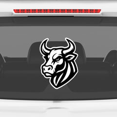 Furious Bull Wall Sticker – Peel and Stick Design