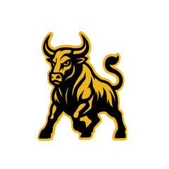 Car Bonnet Bull Sticker – Bold and Striking Shape