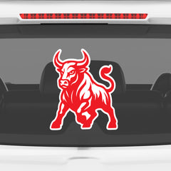 Car Bonnet Bull Sticker – Bold and Striking Shape