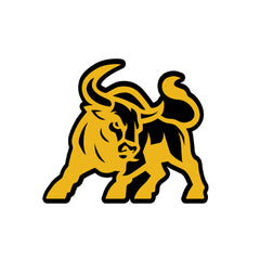 Bull Horn Logo Sticker – Aggressive Look Design