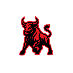 Car Bonnet Bull Sticker – Bold and Striking Shape
