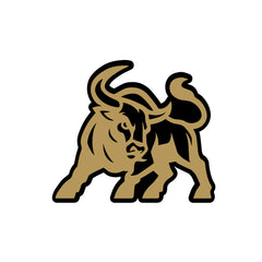 Bull Horn Logo Sticker – Aggressive Look Design