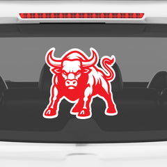 Bull Face Vinyl Decal for Rear Window