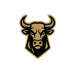 Wild Bull Charging Sticker