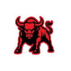 Bull Face Vinyl Decal for Rear Window