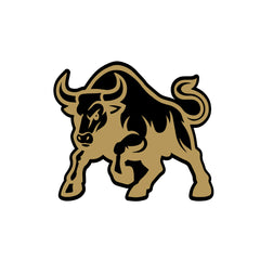 Tribal Bull Head Decal – Waterproof for Bikes