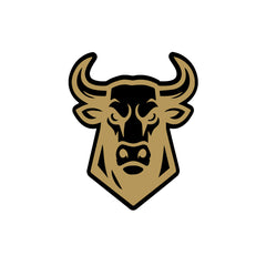 Wild Bull Charging Sticker
