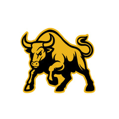 Tribal Bull Head Decal – Waterproof for Bikes