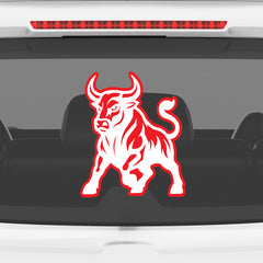 Car Bonnet Bull Sticker – Bold and Striking Shape