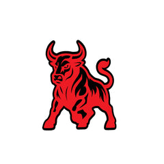 Car Bonnet Bull Sticker – Bold and Striking Shape