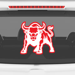 Bull Face Vinyl Decal for Rear Window