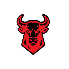 Wild Bull Charging Sticker