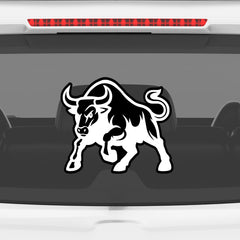 Tribal Bull Head Decal – Waterproof for Bikes