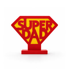 Super Dad Acrylic Showpiece for Home and Office Décor