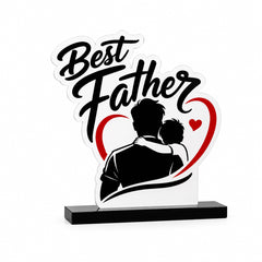 Father and Son Personalized Acrylic Keepsake for Home Décor