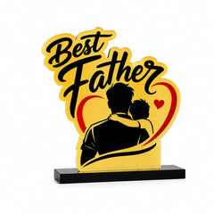 Best Father Acrylic Caricature Gift