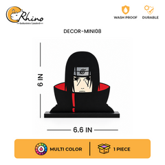 Naruto Itachi Uchiha Anime Caricature Acrylic Desk Decor Stand