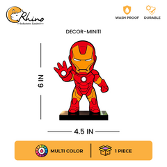 Marvel Iron Man Anime Caricature Acrylic Desk Decor Stand