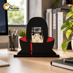 Naruto Itachi Uchiha Anime Caricature Acrylic Desk Decor Stand