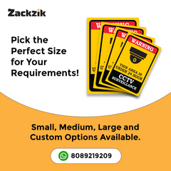 Golden Yellow and Black Safety Label