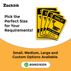 Bold Security Notice for Walls and Doors