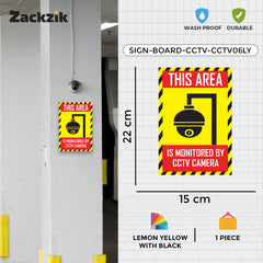 Durable Surveillance Warning Sign