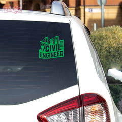Classic Civil Engineer Life Sticker for Cars