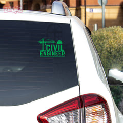 Proud Civil Engineer on Board Sticker