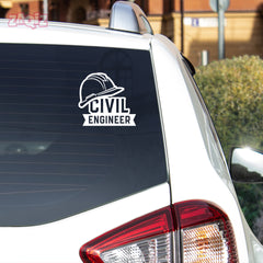Road Safe Civil Engineer Decal for Vehicles