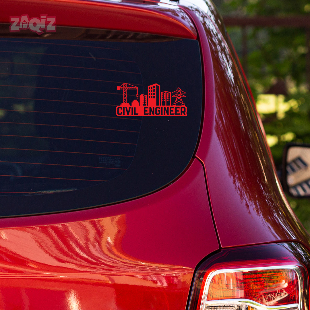 Civil Engineer Emblem Sticker for Cars – Rhino Industries