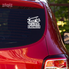 Durable Civil Engineer Vehicle Sticker