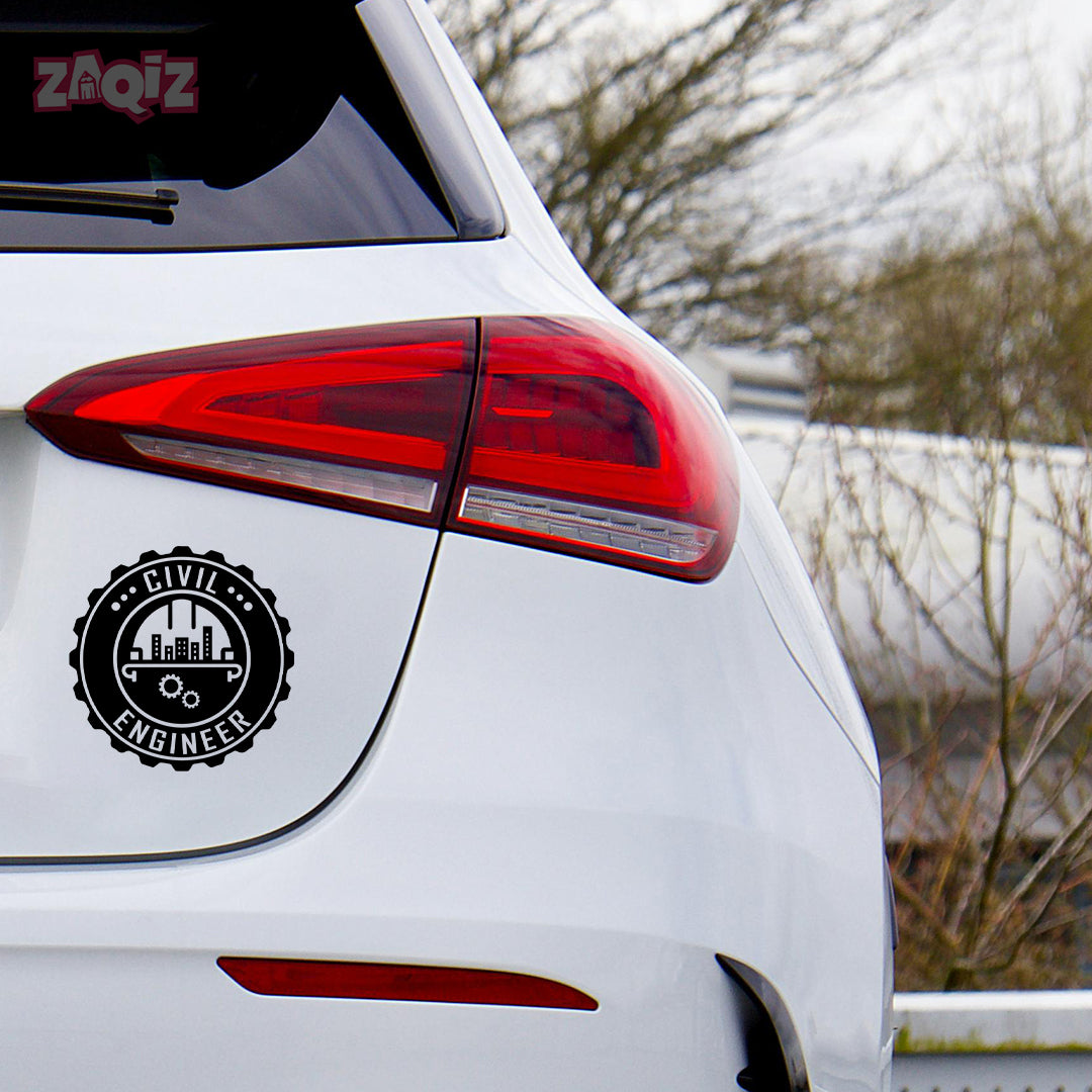 Elegant Civil Engineer Sticker for SUVs – Rhino Industries