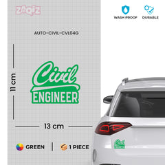 Engineer Life Sticker for Civil Professionals