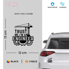 Civil Engineer Safety Tag for Vehicles