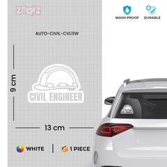Civil Engineer at Work Vehicle Safety Sign