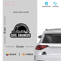 Civil Engineer at Work Vehicle Safety Sign