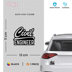 Engineer Life Sticker for Civil Professionals