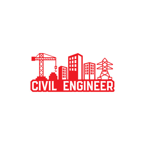 Civil Engineer Emblem Sticker for Cars – Rhino Industries