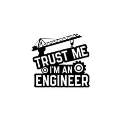 Durable Civil Engineer Vehicle Sticker