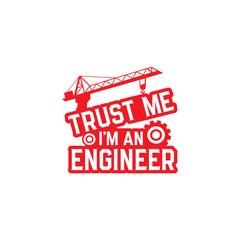 Durable Civil Engineer Vehicle Sticker