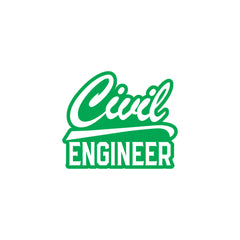 Engineer Life Sticker for Civil Professionals