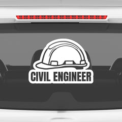 Civil Engineer at Work Vehicle Safety Sign