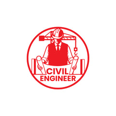 Professional Civil Engineer Car Window Decal