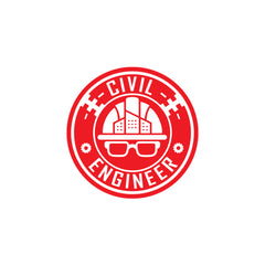 Civil Engineer Shield Decal for Road Safety