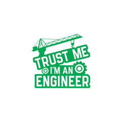 Durable Civil Engineer Vehicle Sticker