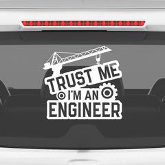 Durable Civil Engineer Vehicle Sticker