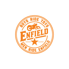 Stylish Royal Enfield Bike Emblem Decal